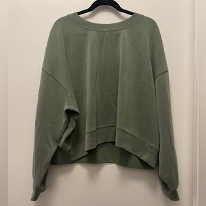 Lululemon Softstreme perfectly oversized cropped crew